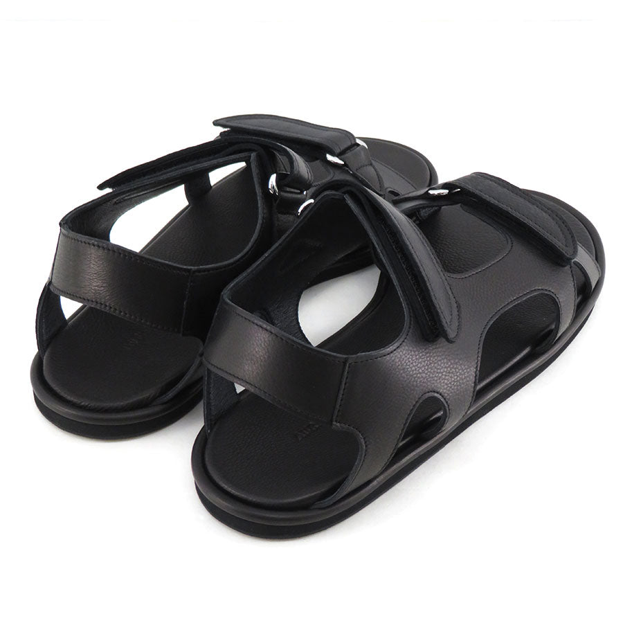 完売品 auralee 26SS レザーサンダル SIZE9 ブラック 26SS】AURALEE SOFT LEATHER FLIP-FLOPS 