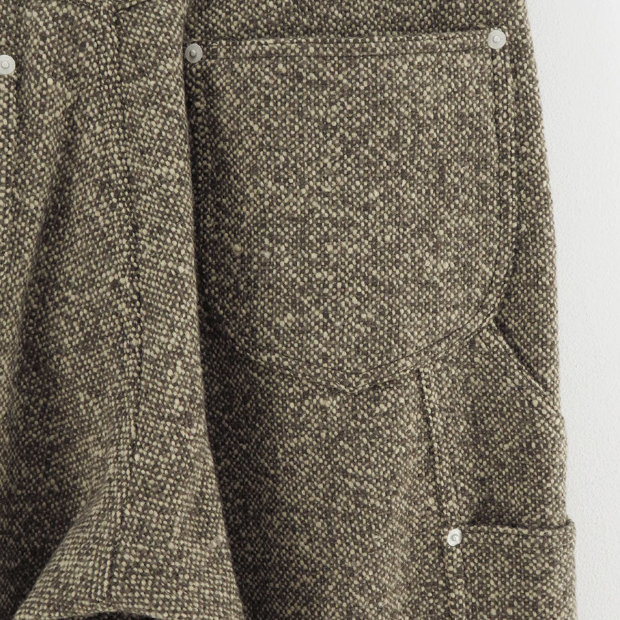 パンツ AURALEE SPUN TWEED PAINTER PANTS Auralee Homespun Tweed Painter Pants Brown – Neighbour