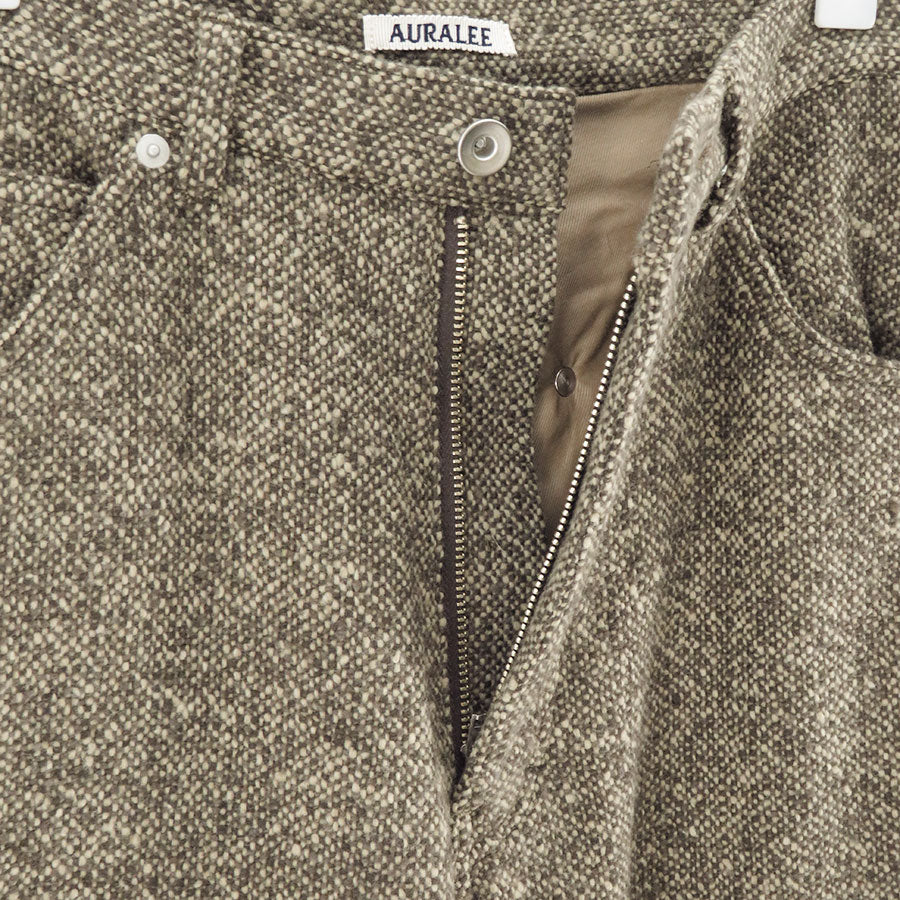 【9/5からポイント10%還元】<br>【AURALEE/オーラリー】<br>HOMESPUN TWEED PAINTER PANTS <br>A25AP03HT