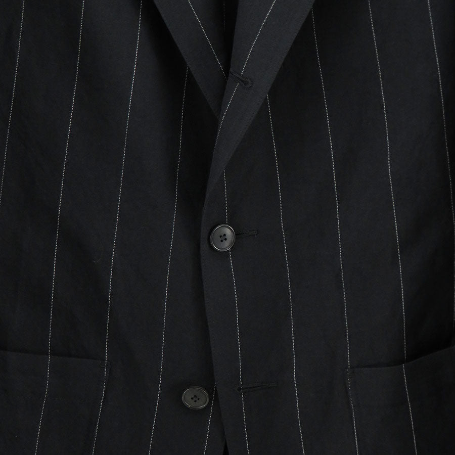 Heugn 26ss ウールリネン Henrri Jacket045 3 HEUGN/ユーゲン】Henrri LINEN STRIPE JACKET045の通販 「ONENESS