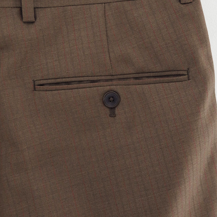 【9/5からポイント10%還元】<br>【AURALEE/オーラリー】<br>BLUEFACED WOOL TWO-TUCK SLACKS <br>A25AP02BS