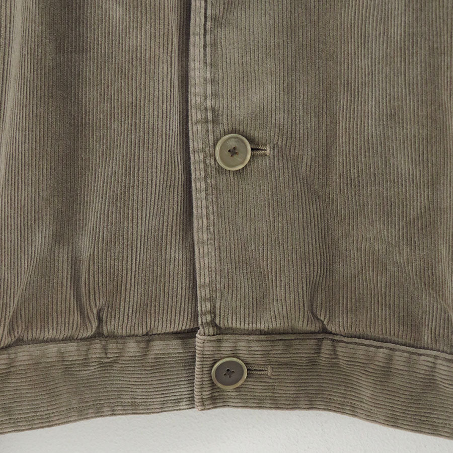 【9/5からポイント10%還元】<br>【AURALEE/オーラリー】<br>PIGMENT DYED FINX CORDUROY BLOUSON <br>A25AB01FC
