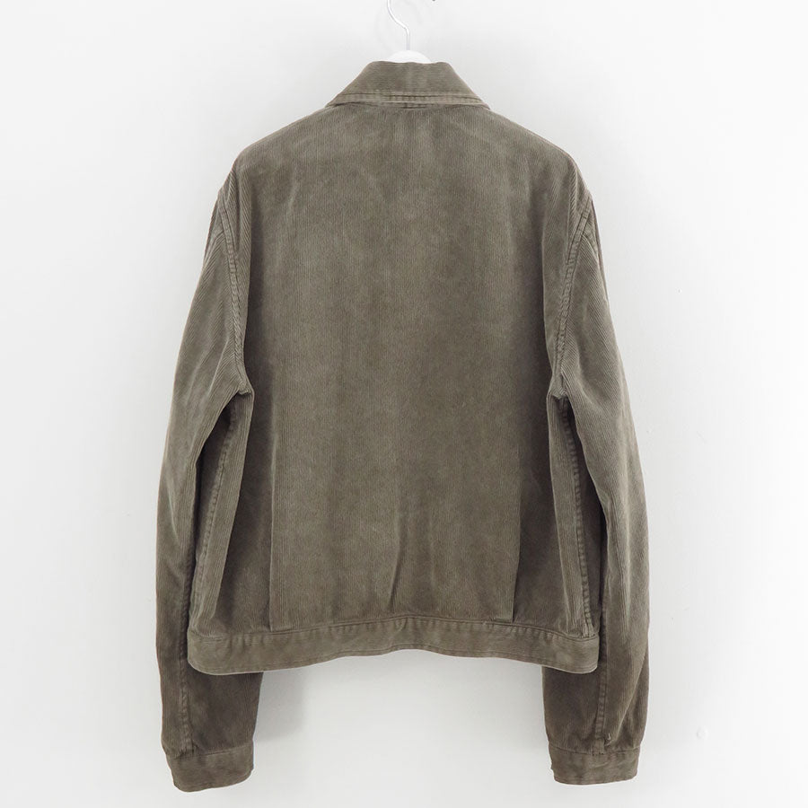 AURALEE/オーラリー】PIGMENT DYED FINX CORDUROY BLOUSON A25AB01FCの