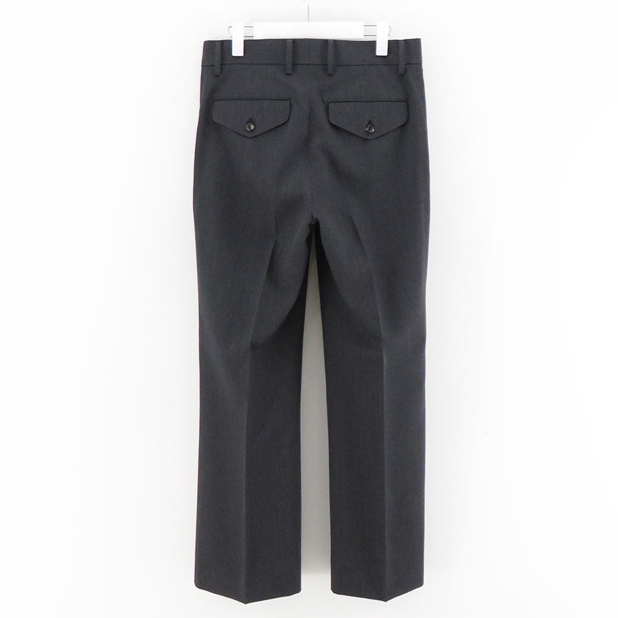 THE RERACS/ザ・リラクス】RERACS SUPER TWILL S+S SEMI FLARE SLACKS