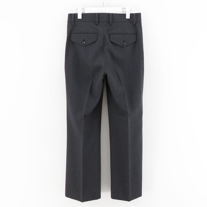 THE RERACS/ザ・リラクス】RERACS SUPER TWILL S+S SEMI FLARE SLACKS