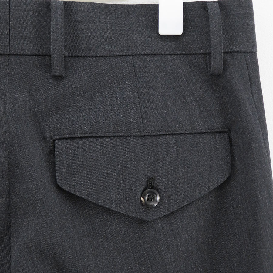 THE RERACS/ザ・リラクス】RERACS SUPER TWILL S+S SEMI FLARE SLACKS