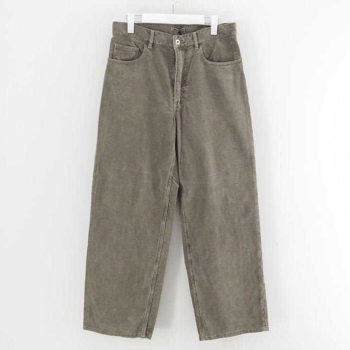 オーラリー ピグメントダイコーデュロイワイドパンツ 2025AW サイズ3 新品 オーラリー ピグメントダイコーデュロイワイドパンツ 2025AW