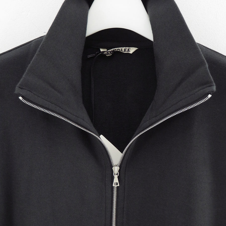 【9/5からポイント10%還元】<br>【AURALEE/オーラリー】<br>SUPER HIGH GAUGE SWEAT ZIP BLOUSON <br>A25AB01CU