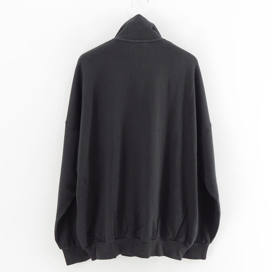 【9/5からポイント10%還元】<br>【AURALEE/オーラリー】<br>SUPER HIGH GAUGE SWEAT ZIP BLOUSON <br>A25AB01CU