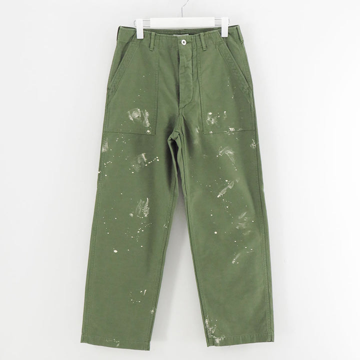 AURALEE/オーラリー】WASHED BAGGY SATIN BLEACHED BAKER PANTS