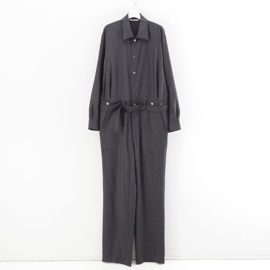 【9/5からポイント10%還元】<br>【AURALEE/オーラリー】<br>SUPER LIGHT WOOL JUMPSUIT <br>A25AJ03OS
