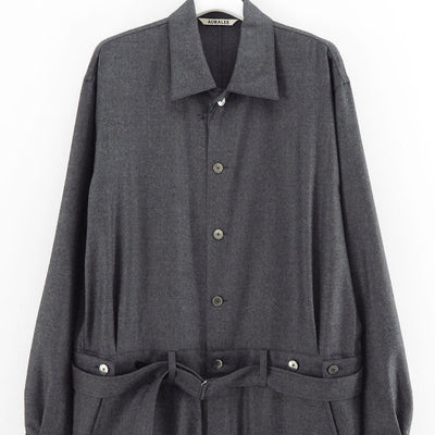 【9/5からポイント10%還元】<br>【AURALEE/オーラリー】<br>SUPER LIGHT WOOL JUMPSUIT <br>A25AJ03OS