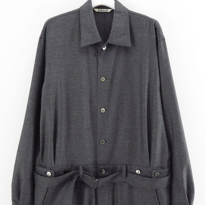 AURALEE オーラリー　オールインワン　1 BLK ストライプ　ブラック AURALEE 2020SS | CATHEDRAL（カセドラル）