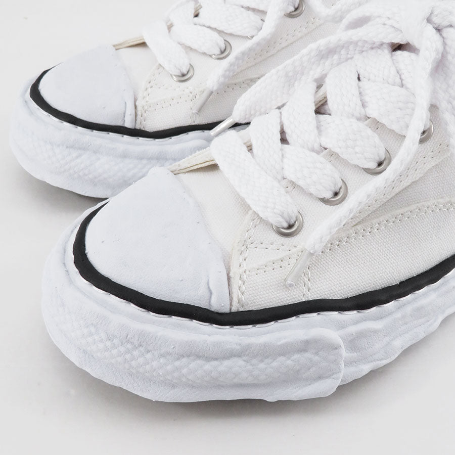 【Maison MIHARA YASUHIRO】<br>-PETERSON 23- OG Sole Canvas Low-top Sneaker (WHITE) <br>A11FW702