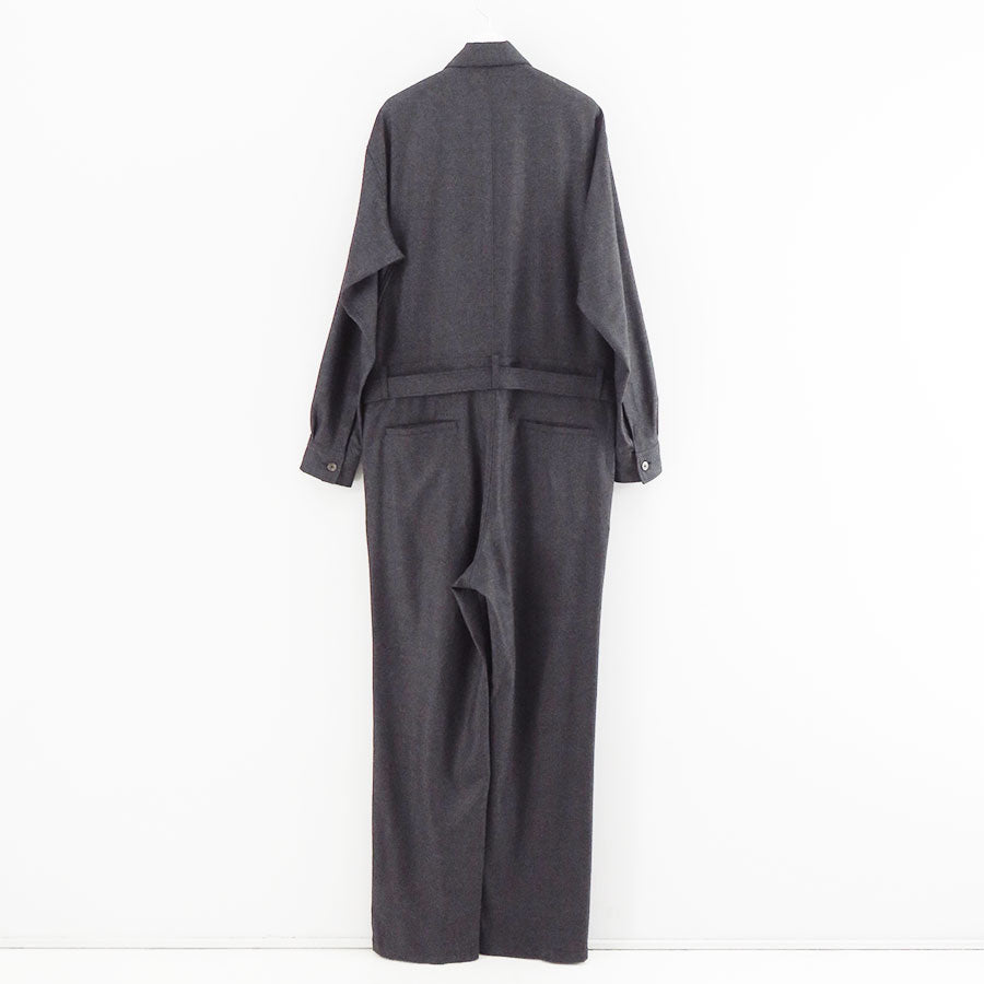 【9/5からポイント10%還元】<br>【AURALEE/オーラリー】<br>SUPER LIGHT WOOL JUMPSUIT <br>A25AJ03OS