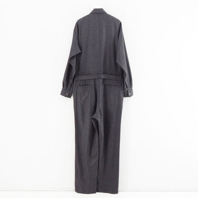 【9/5からポイント10%還元】<br>【AURALEE/オーラリー】<br>SUPER LIGHT WOOL JUMPSUIT <br>A25AJ03OS