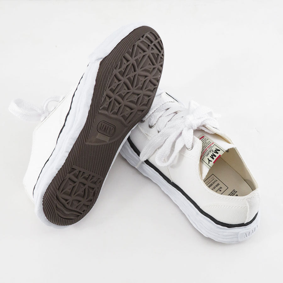 【Maison MIHARA YASUHIRO】<br> -PETERSON 23- OG Sole Canvas Low-top Sneaker (WHITE)<br> A11FW702 