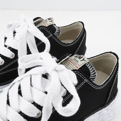 【Maison MIHARA YASUHIRO】<br>-PETERSON 23- OG Sole Canvas Low-top Sneaker (BLACK) <br>A11FW702