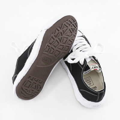 【Maison MIHARA YASUHIRO】<br>-PETERSON 23- OG Sole Canvas Low-top Sneaker (BLACK) <br>A11FW702