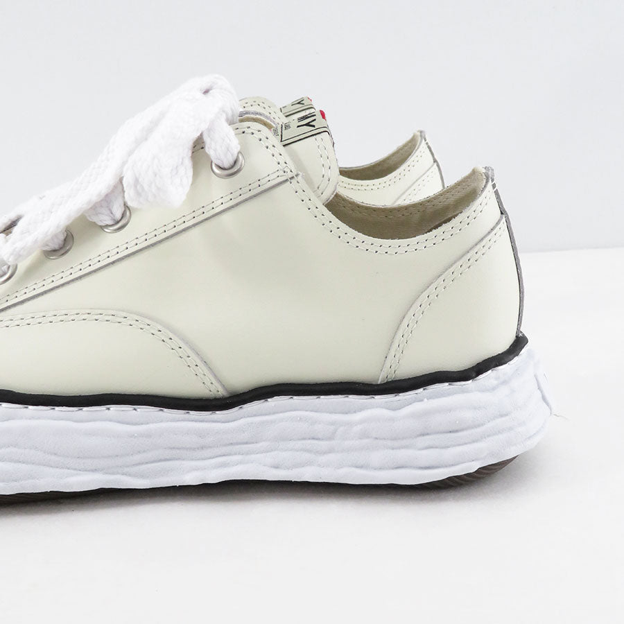 【Maison MIHARA YASUHIRO】<br>-PETERSON 23- OG Sole Leather Low-top Sneaker (WHITE) <br>A11FW704
