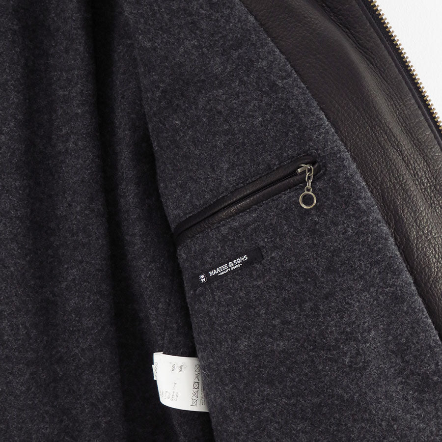 【MAATEE&SONS/マーティーアンドサンズ】<br>DEAR LEATHER JK <br>MT5303-0903
