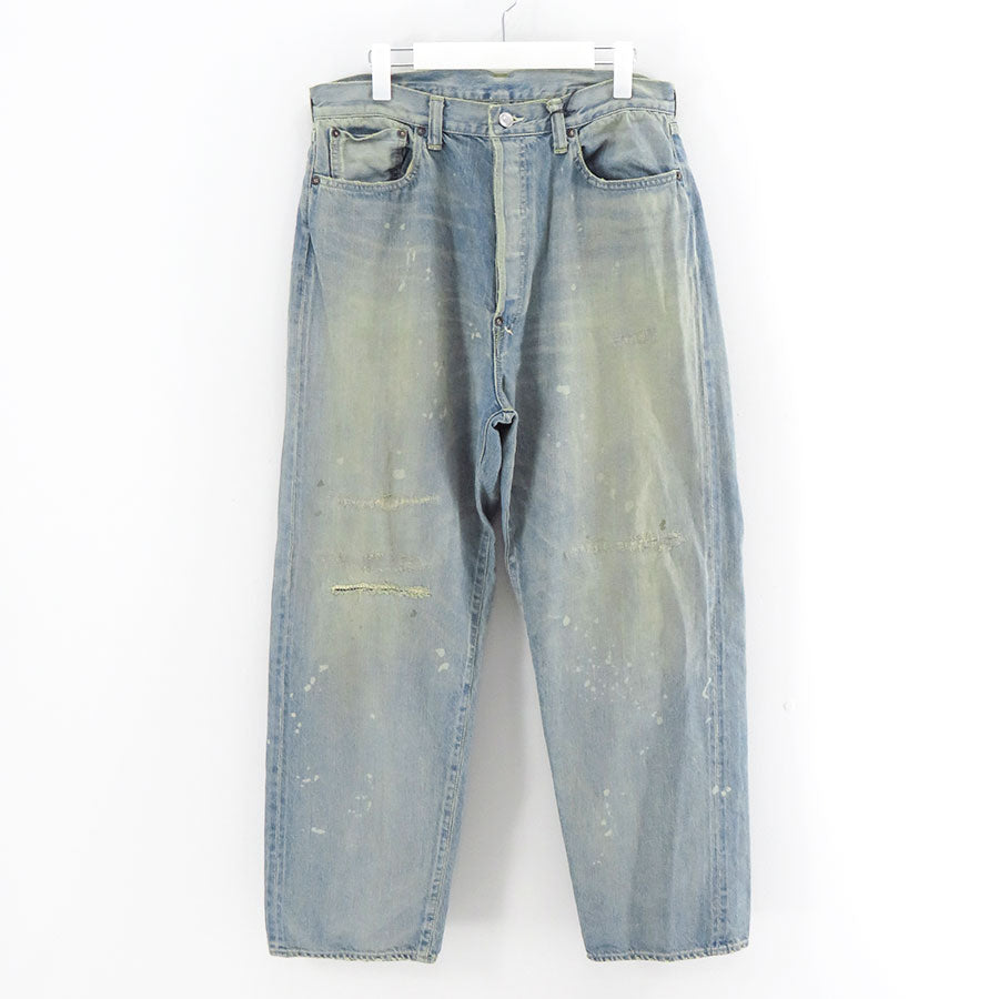 【A.PRESSE/アプレッセ】<br>No.37 Washed Wide Denim Pants <br>25AAP-04-40