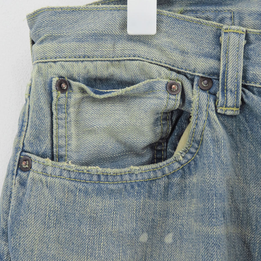 【A.PRESSE/アプレッセ】<br>No.37 Washed Wide Denim Pants <br>25AAP-04-40