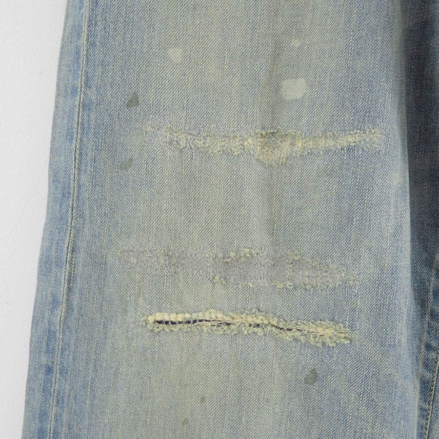 【A.PRESSE/アプレッセ】<br>No.37 Washed Wide Denim Pants <br>25AAP-04-40