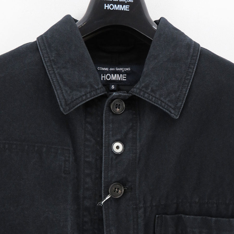 COMME des GARCONS HOMME 綿麻カバーオール S 2021 COMME des GARCONS HOMME/コムデギャルソンオム】綿キャンバス×多素材