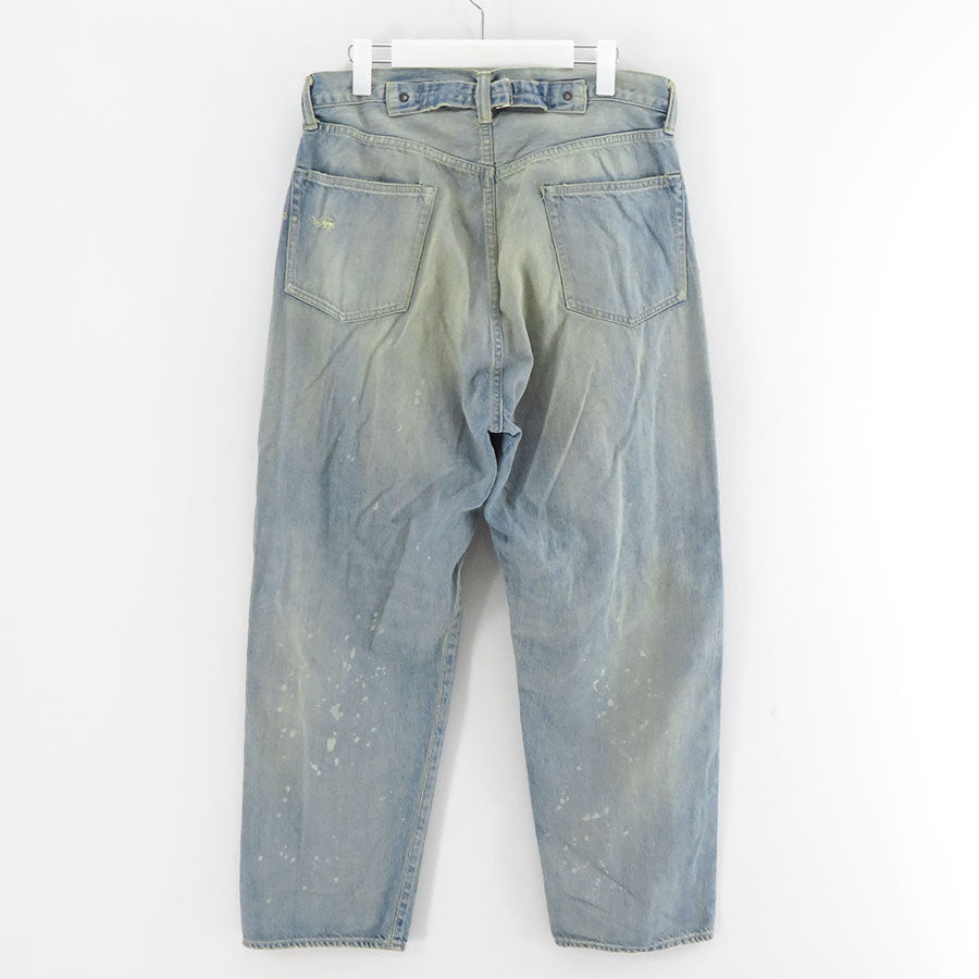 【A.PRESSE/アプレッセ】<br>No.37 Washed Wide Denim Pants <br>25AAP-04-40