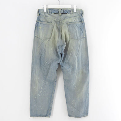 【A.PRESSE/アプレッセ】<br>No.37 Washed Wide Denim Pants <br>25AAP-04-40