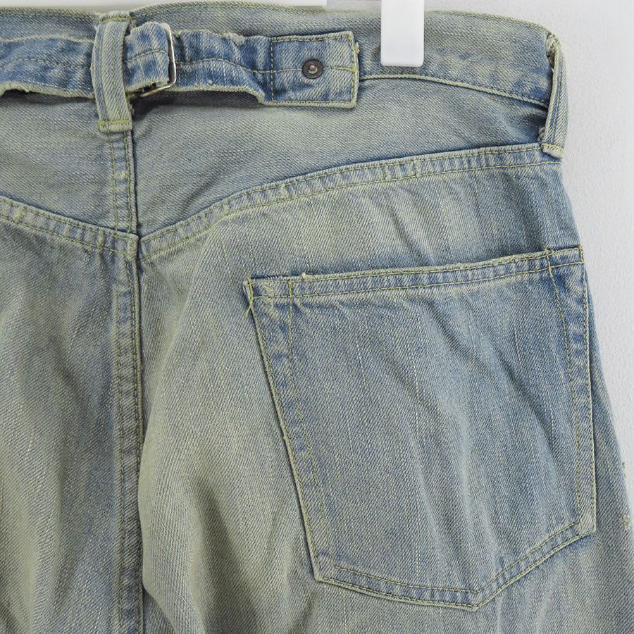 【A.PRESSE/アプレッセ】<br>No.37 Washed Wide Denim Pants <br>25AAP-04-40