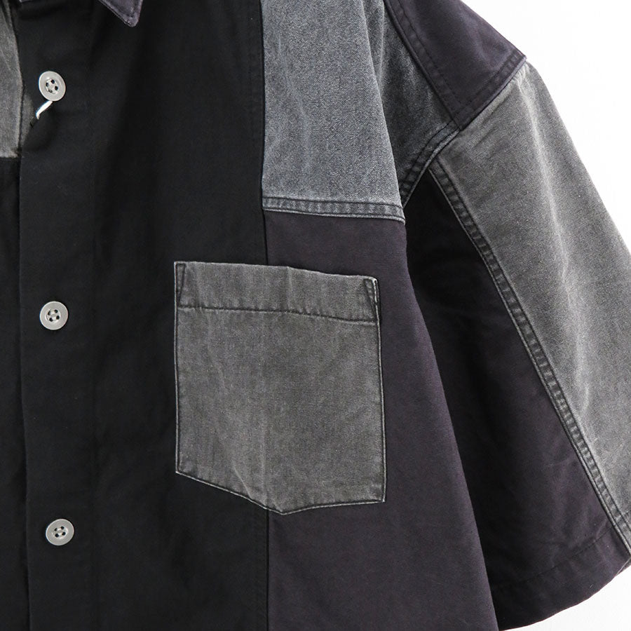 COMME des GARCONS HOMME/コムデギャルソンオム】綿オックス×多素材MIX