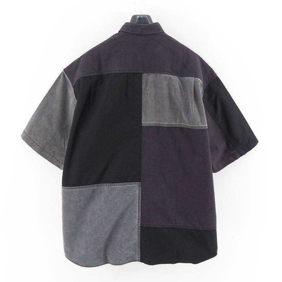 コムデギャルソンオム　シャツ COMME des GARCONS HOMME/コムデギャルソンオム】綿オックス×多素材MIX