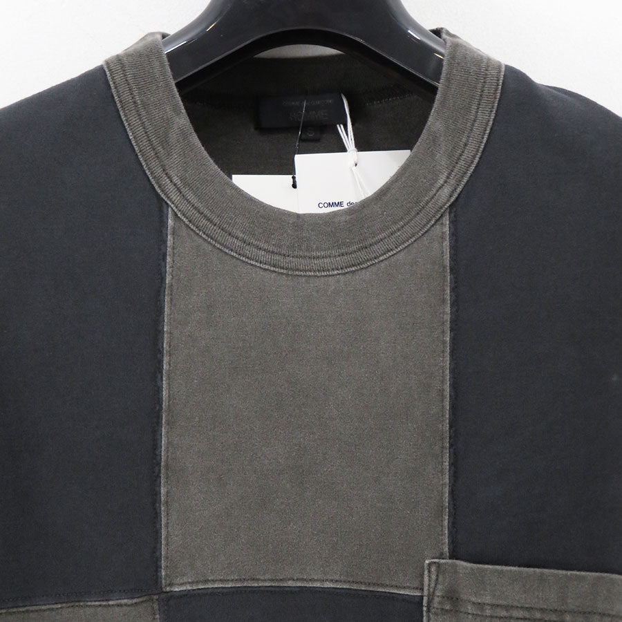 COMME des GARCONS HOMME/コムデギャルソンオム】綿天竺製品染Tシャツ