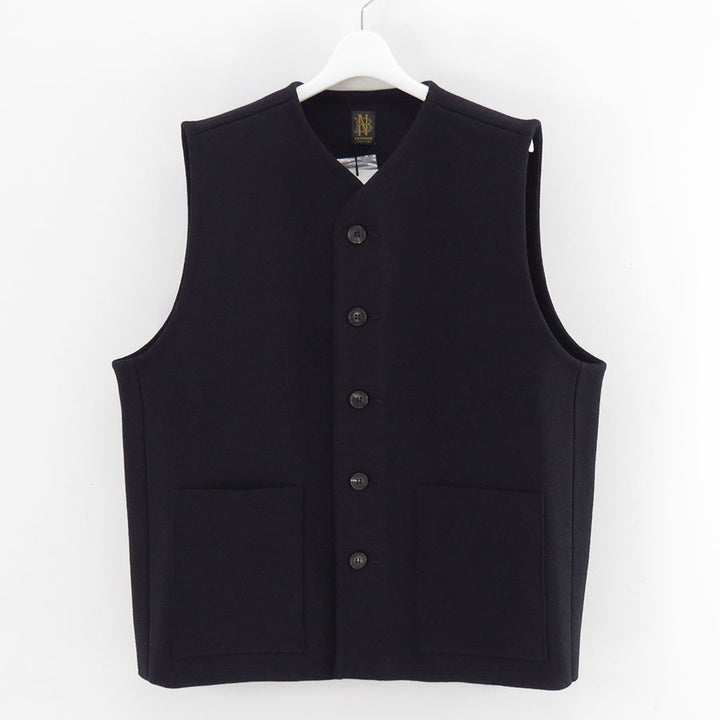 【美品】25AW バトナー　ウール　ベスト BATONER/バトナー】ULTRA TWIST WOOL MILANO RIB VEST BN-25FM-037の
