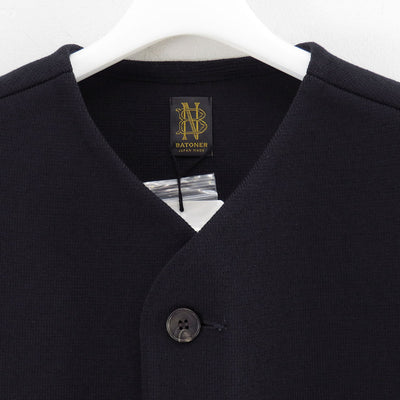【BATONER/バトナー】<br>ULTRA TWIST WOOL MILANO RIB VEST <br>BN-25FM-037