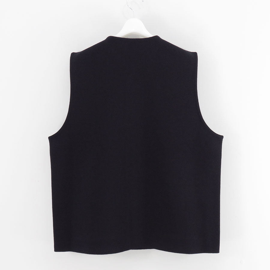 【BATONER/バトナー】<br>ULTRA TWIST WOOL MILANO RIB VEST <br>BN-25FM-037