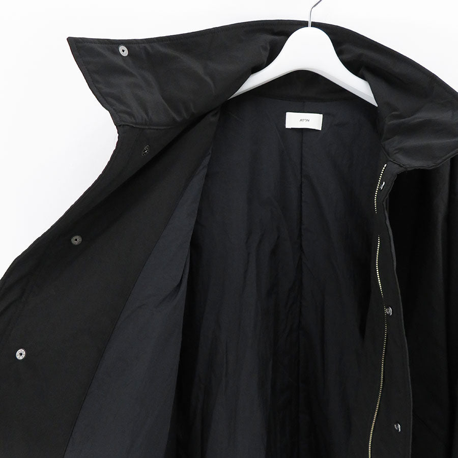 【ATON/エイトン】<br>TECHNO COTTON RECYCLED WOOL PADDED SHORT MODS <br>JKAGSW0904