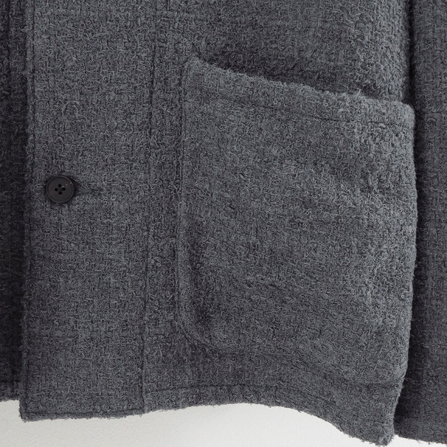 【nonnotte/ノノット】<br>Draping Shirt Jacket <br>N-25A-021
