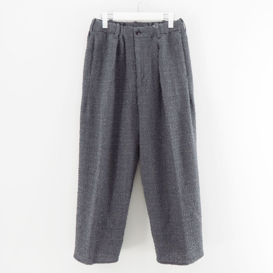 【nonnotte/ノノット】<br>Draping Elastic In Tuck Wide Trousers <br>N-25A-071