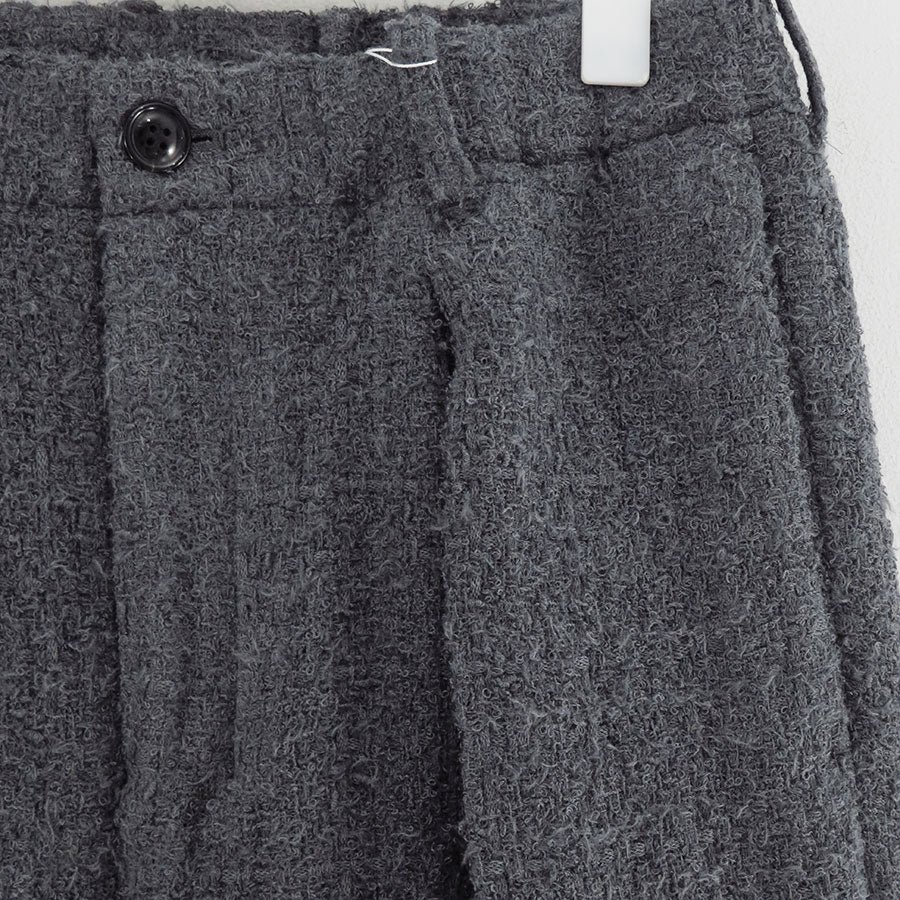 【nonnotte/ノノット】<br>Draping Elastic In Tuck Wide Trousers <br>N-25A-071