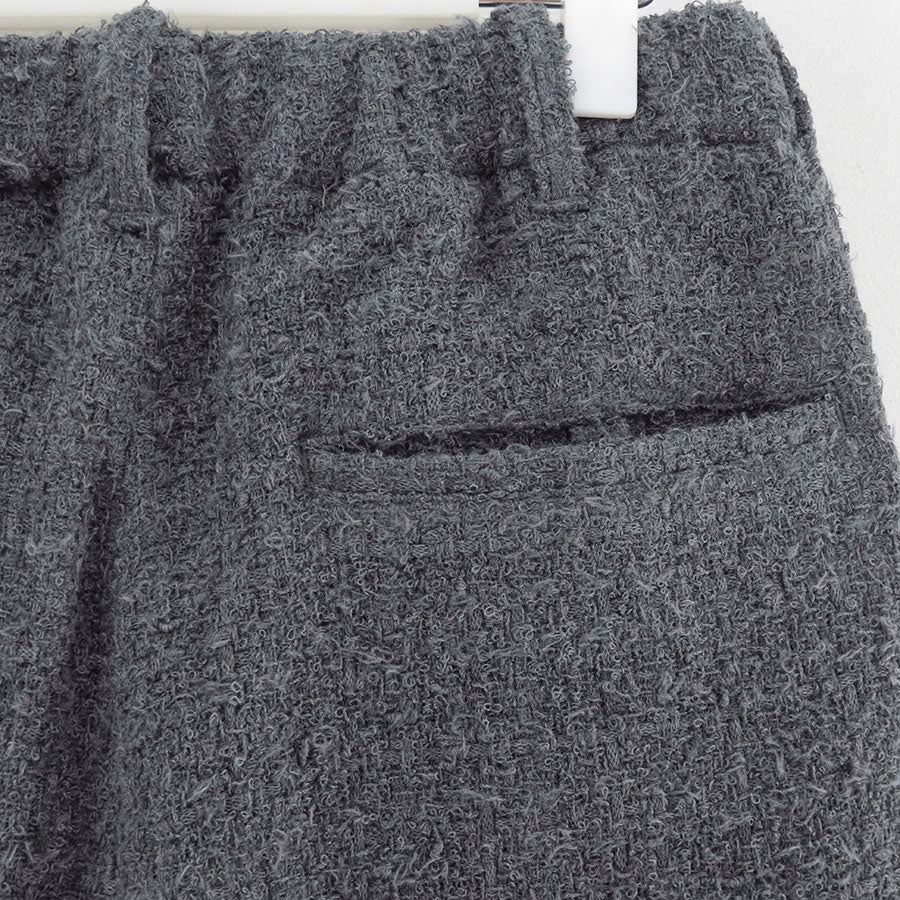 【nonnotte/ノノット】<br>Draping Elastic In Tuck Wide Trousers <br>N-25A-071