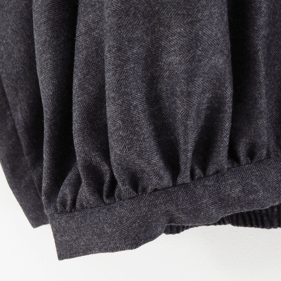 【nonnotte/ノノット】<br>Draping New Bias Sleeve Blouson <br>N-25A-036