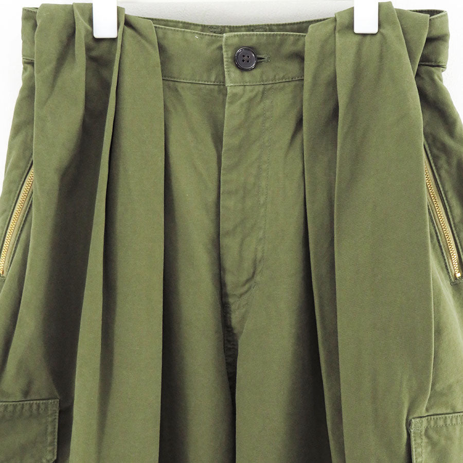 【INSCRIRE/アンスクリア】<br>Duck Cargo Pants <br>I25AW-PT172