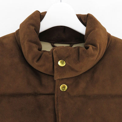 【A.PRESSE/アプレッセ】<br>Suede Down Vest <br>23AAP-01-27H