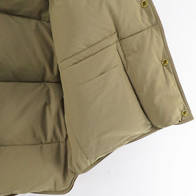 【A.PRESSE/アプレッセ】<br>Suede Down Vest <br>23AAP-01-27H