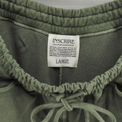 【INSCRIRE/アンスクリア】<br>Layered Sweat Pants <br>I25AW-BC117