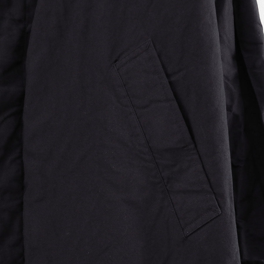 【COMME des GARCONS HOMME】<br>エステルツイル製品染ステンカラーコート <br>HP-C002-051