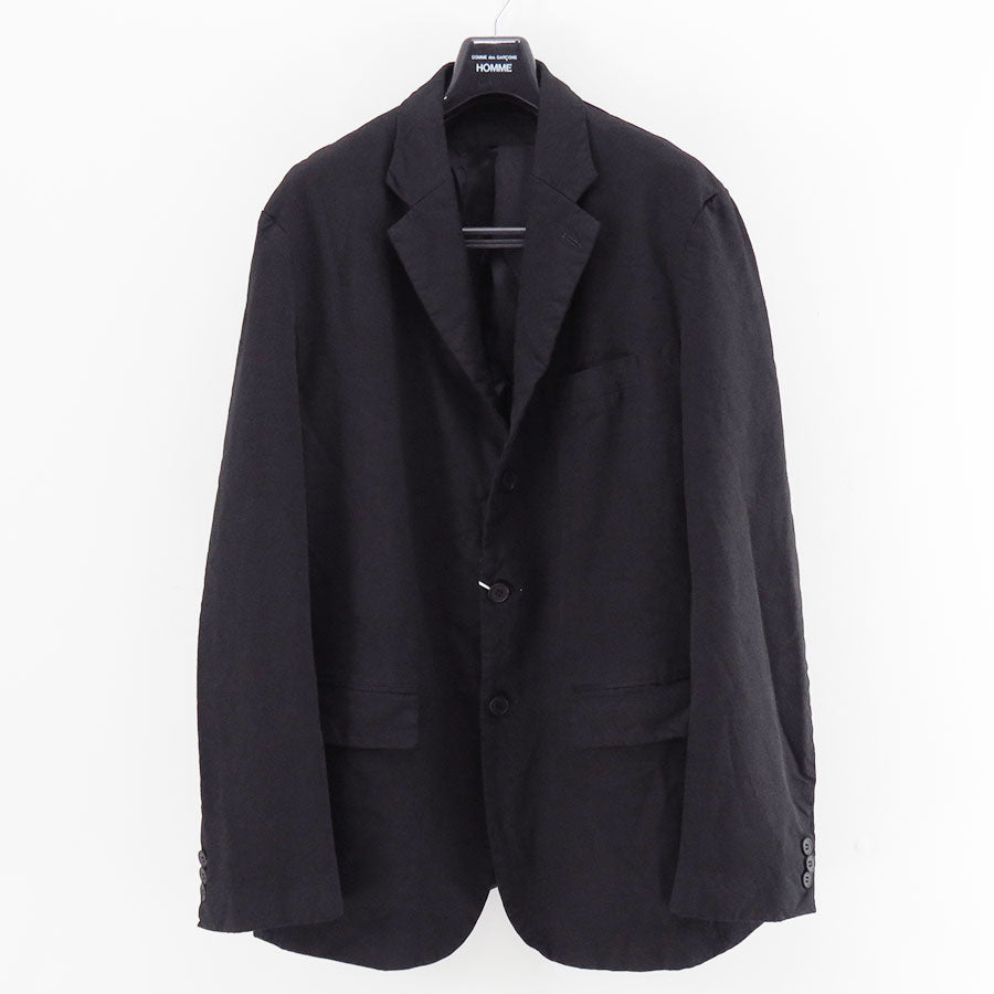 【COMME des GARCONS HOMME】<br>エステルサージ製品染3Bジャケット <br>HP-J012-051
